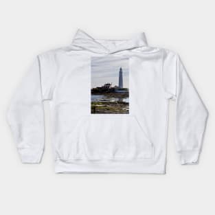 St Mary's Island Portrait Kids Hoodie